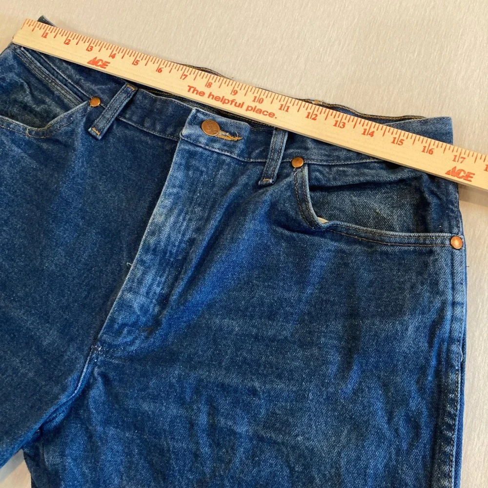 Wrangler Jeans Men 36x30 (Fit 35x29) Cowboy Cut Relaxed Denim 1013MWZPW Straight